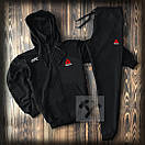 Спортивний стильний костюм на блискавці з капюшоном reebok ufc, фото 5