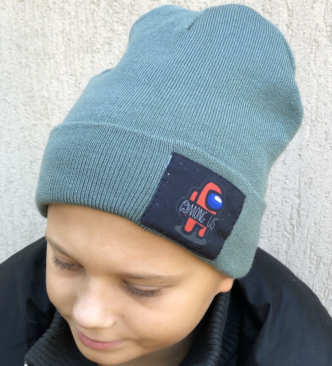 Шапки зимові дитячі Амонг Ас | мерч, фото 1