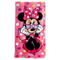 Дитячий махровий рушник Дісней Мінні Маус Minnie Mouse Beach Towel