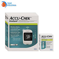 Глюкометр Акку Чек Инстант (Accu Chek Instant) + 50 тест-полосок Акку Чек Инстант