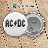 Значок рок AC/DC 002