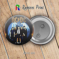 Значок рок AC/DC 003