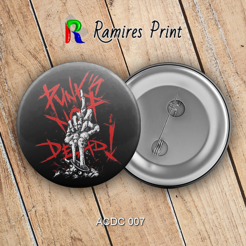 Значок 32 мм рок AC/DC 007, фото 1