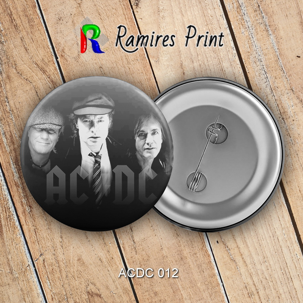 Значок 56 мм рок AC/DC 012, фото 1