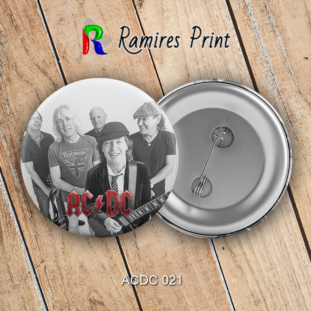 Значок 56 мм рок AC/DC 021