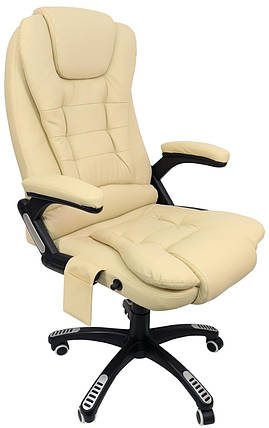 Крісло з масажем Bonro M-8025 Beige (44000000), фото 1