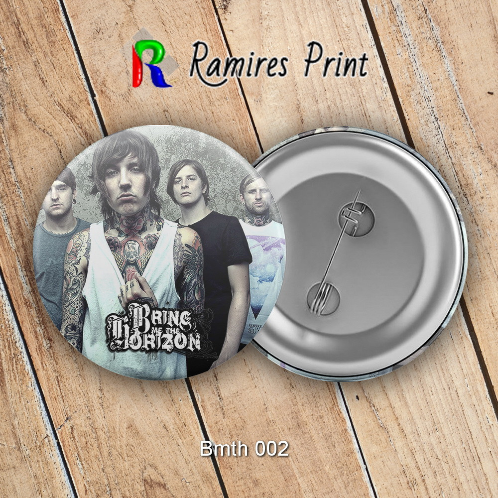 Значок 56 мм рок Bring Me the Horizon 002