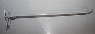 Гачок подвійний на перфорацію 30 см., крок - 40 мм, білий, Б/у