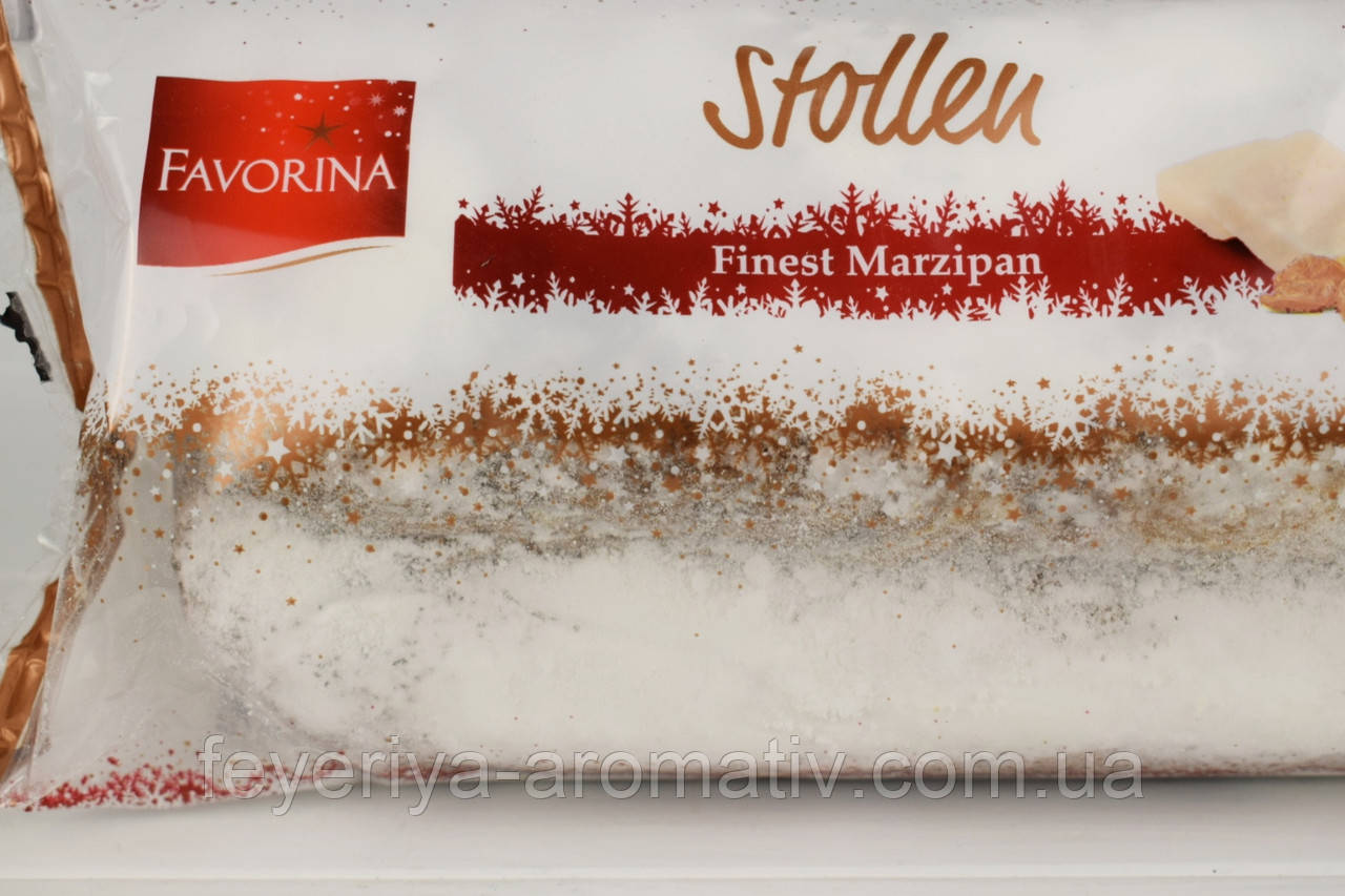 Рождественский кекс Штолен с марципаном и изюмом Stollen Favorina 750г (Германия) - фото 6 - id-p812471504