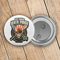 Значок рок Five Finger Death Punch 005