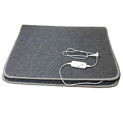 Килимок з підігрівом, кавролін Shine ЕК-3-220 100х70см, сірий