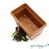 Горщик для квітів балконний Villa 6 л зелений, фото 6