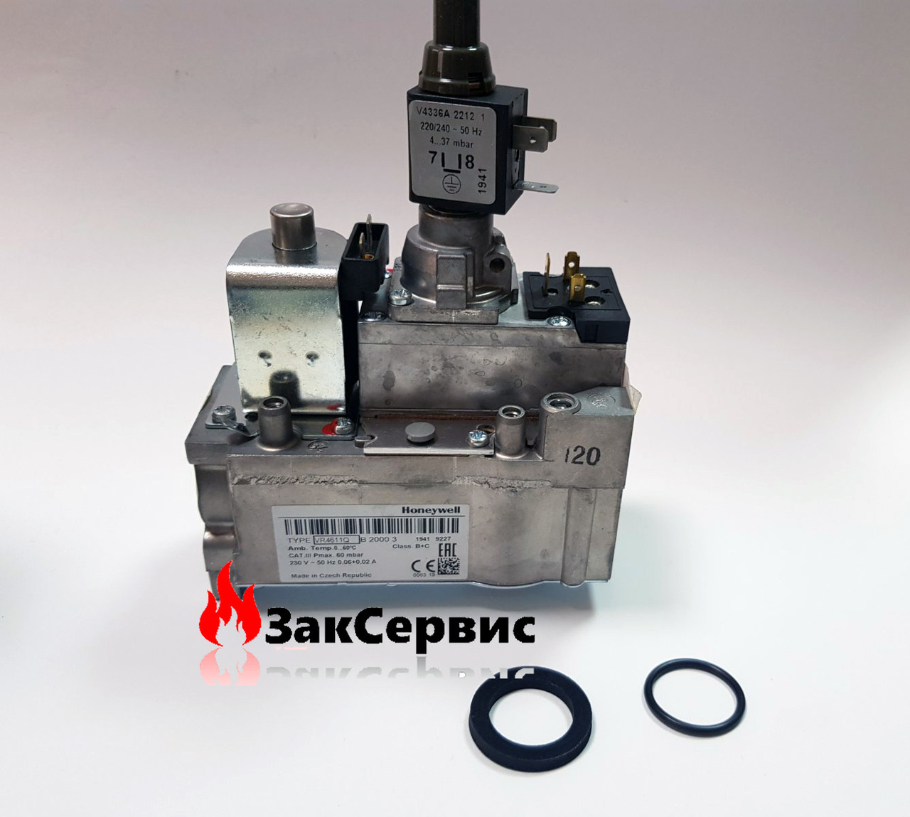 Газовий клапан VR4611Q B Honeywell на підлоговий газовий котел Ferroli Pegasus F3 N 2S new 39813890