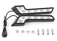 Універсальні ДХО DRL 2 штуки Денні ходові вогні LED світлодіодні