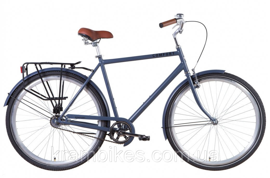 Велосипед Dorozhnik COMFORT MALE (2021) 28"/700c - 22" Сірий