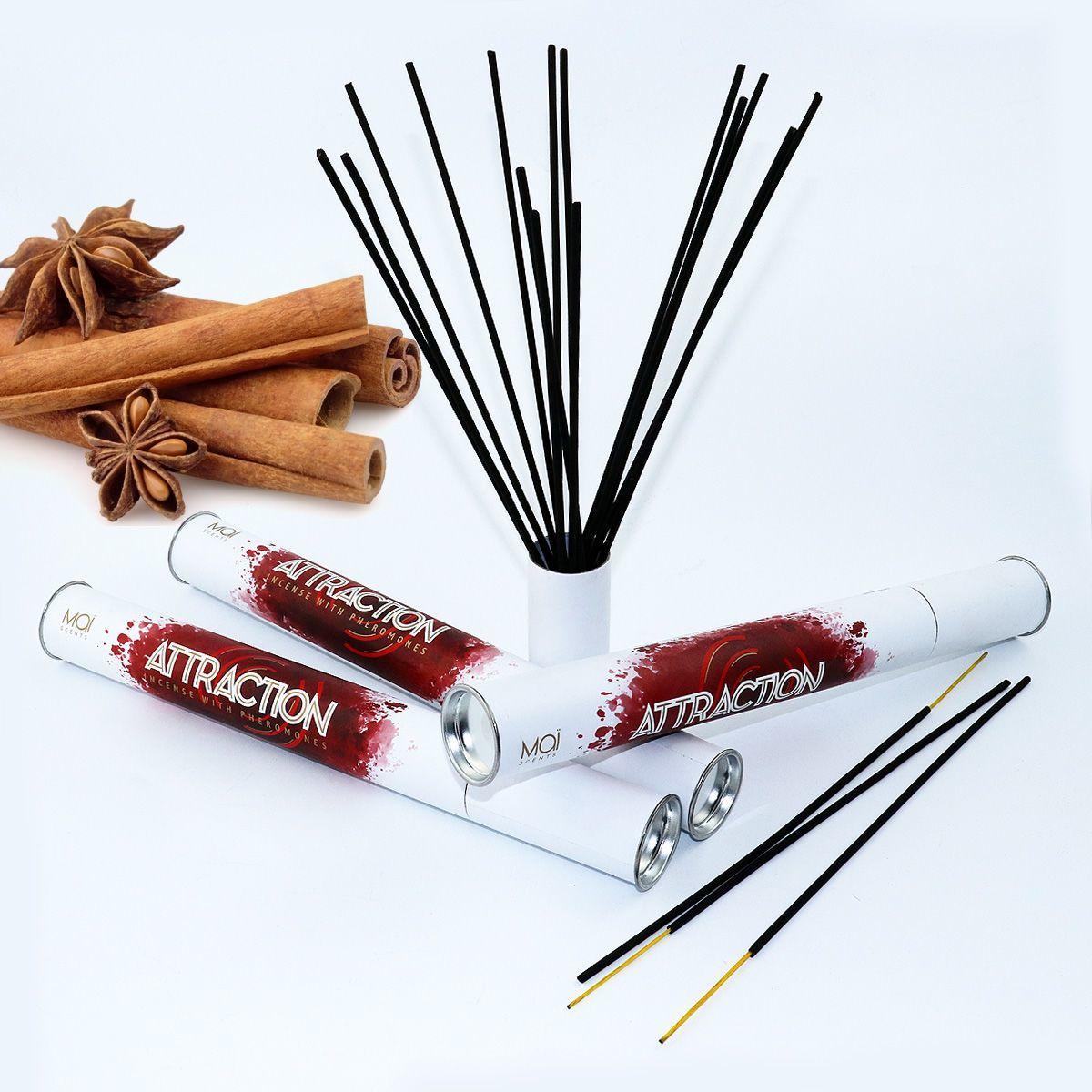 Ароматичні палички з феромонами і ароматом кориці MAI Cinnamon (20 шт) для будинку, офісу, магазину Кітті