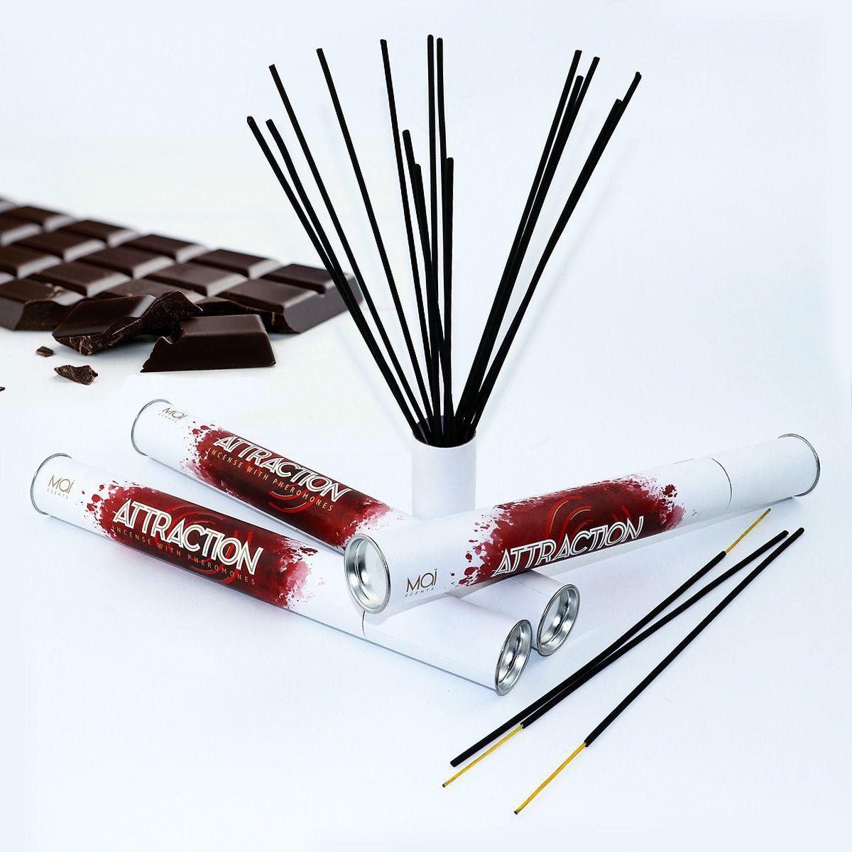 Ароматичні палички з феромонами і ароматом шоколаду MAI Chocolate (20 шт) для будинку офісу магазину Кітті