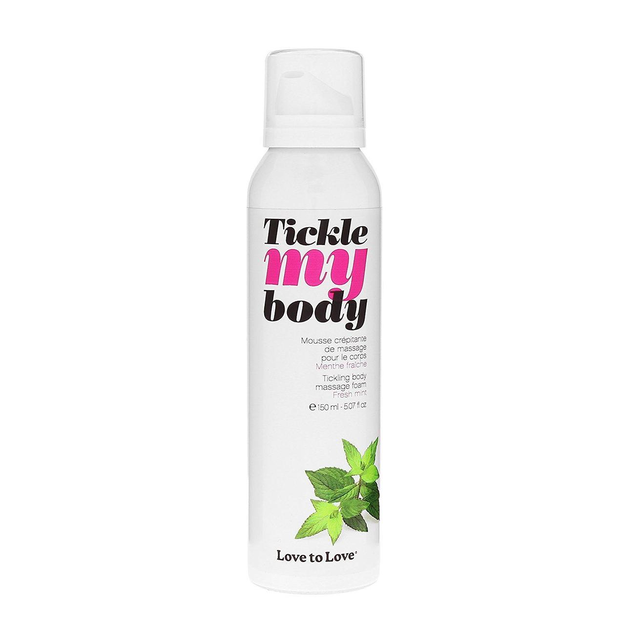 Розпад!!! Масажна піна Love To Love TICKLE MY BODY Fresh Mint (150 мл) (термін 07.2025) Кітті
