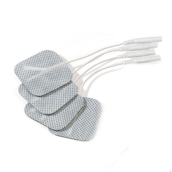 Самоклеючі електроди Mystim (4 шт) для електростимуляції, провідні Кітті