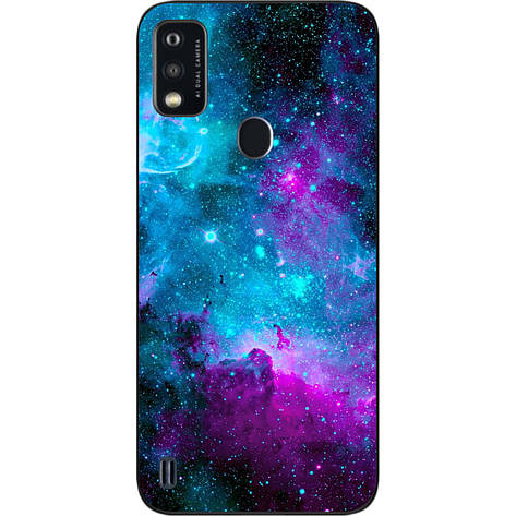 Чохол силіконовий для ZTE Blade A51 з картинкою Космос, фото 1