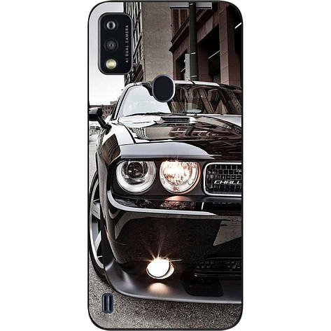 Бампер силіконовий для ZTE Blade A51 з малюнком Авто, фото 1