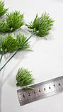 Зелена (світліша) "сосна гімалайська" 29см пластик штучний новорічний декор, фото 2