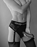 Мереживні трусики для страпона з підв’язками для панчіх Strap-On-Me DIVA HARNESS - L kitty.in.ua, фото 9