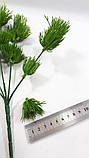 Зелена(потімніше)"сосна гімалайська" 29см пластик штучний новорічний декор, фото 2