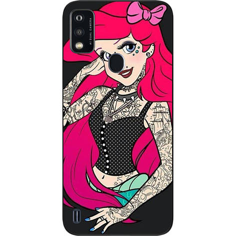 Силіконовий чохол для ZTE Blade A51 з картинкою Русалонька, фото 1