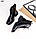 Женские кожаные лаковые демисезонные ботинки на низком ходу 36-41 р чёрный, фото 4