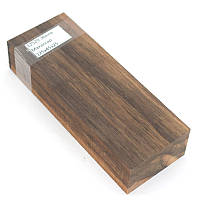 Брусок для рукоятки ножа древесина Эбена Макассар 125х45х25мм