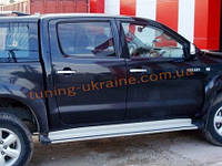 Пороги Strong для Toyota Vigo (Hilux) 2010