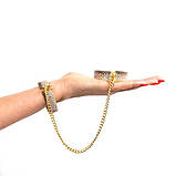 Лакшері наручники-браслети з кристалами Rianne S: Diamond Cuffs, подарункове паковання kitty.in.ua, фото 4