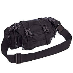 Сумка тактична багатоцільова через плече SILVER KNIGHT TY-01 чорна