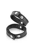 Подвійне ерекційне кільце з обхватом для мошонки Fetish Tentation Double Сockring kitty.in.ua