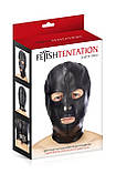 Капюшон для БДСМ з відкритими очима і ротом Fetish Tentation Open mouth and eyes BDSM hood KityS, фото 3