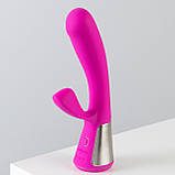 Інтерактивний вібратор-кролик Ohmibod Fuse for Kiiroo Pink (м'ята упаковка) Кітті, фото 5