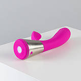 Інтерактивний вібратор-кролик Ohmibod Fuse for Kiiroo Pink (м'ята упаковка) Кітті, фото 7