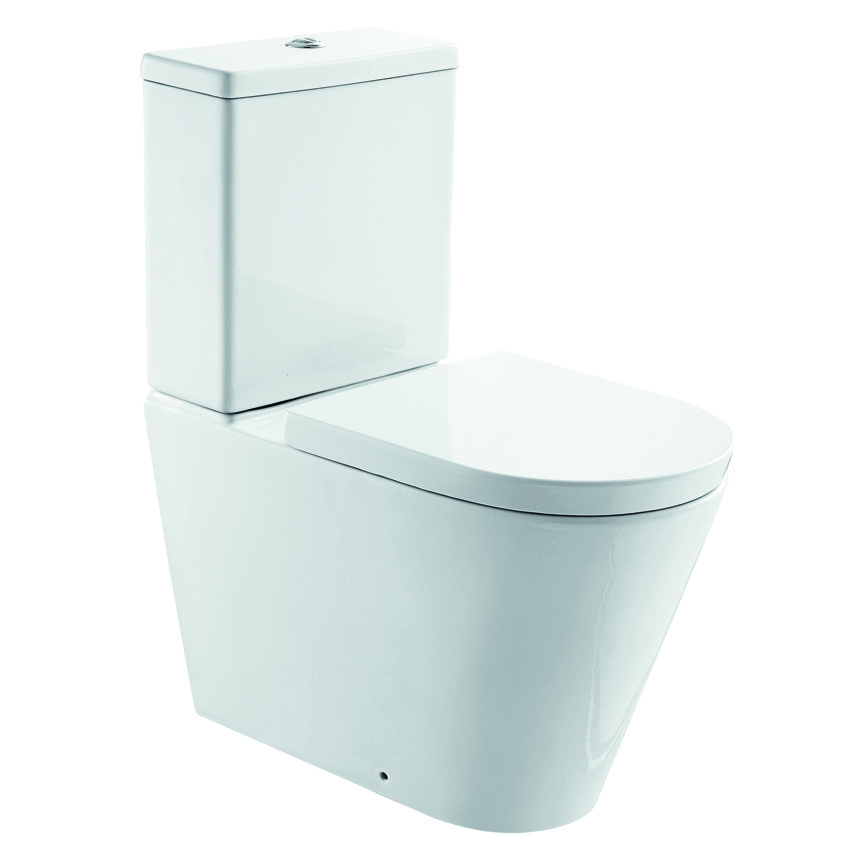 Унітаз-компакт Primera Topic 8190020 горизонтальний випуск, Soft-Close, 680х375х835 мм
