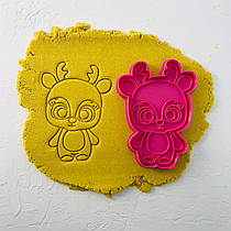 3D формочки-вирубки для пряників "Олень 38"