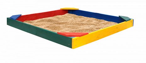 Пісочниця SportBaby №15 деревнная 145х145 см