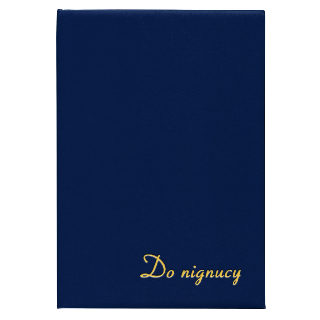 Папка адресна 221*320 До підпису Поліграфіст, синя