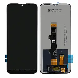 Дисплей для Motorola E7, E7i Power, E7 Power, модуль (екран і сенсор), чорний, оригінальний