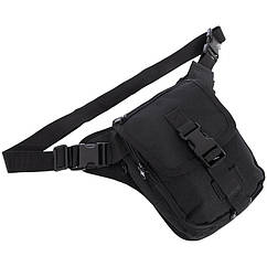 Сумка тактична багатоцільова на стегно Silver Knight 9001 3 літри Black