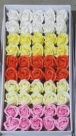 Мыльные розы (микс № 96) для создания роскошных неувядающих букетов и композиций из мыла