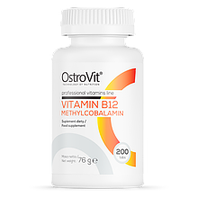 Вітаміни OstroVit Vitamin B12 Methylcobalamin 200 tabs