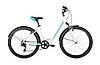 Велосипед жіночий алюмінієвий 26 Avanti Blanco 16 Lady чорно-фіолетовий, фото 2