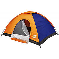 Палатка Skif Outdoor Adventure 200x150 cm, 2-х местная (orange-blue)