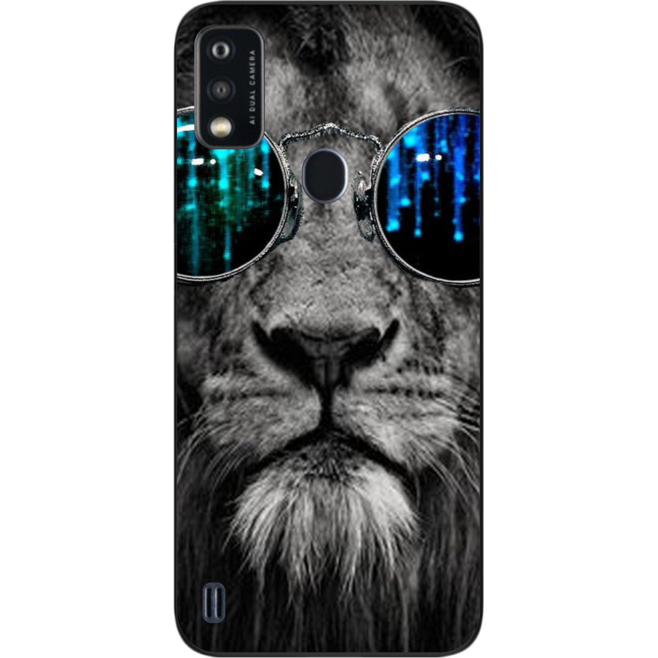 Чохол силіконовий для ZTE Blade A51 з картинкою Лев