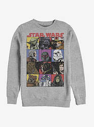 Світшот сірий LOYS Star Wars Comic Stripeatshirt